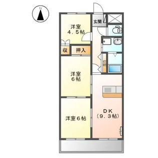 M・エターナル【3階】の間取り