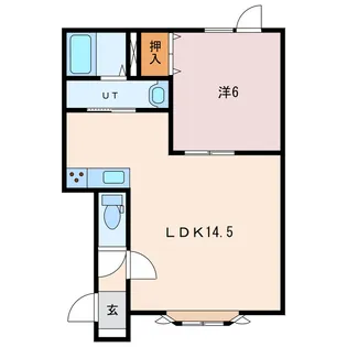 Grand CielII【1階】の間取り