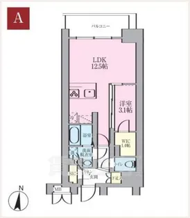 ルネサンスコート錦糸町2【13階】の間取り