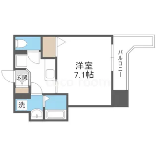 プランドール大手前レジデンス【11階】の間取り