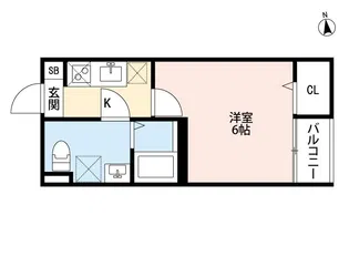 La Verita 松戸【2階】の間取り