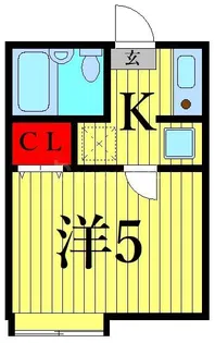 ユースフォーラム西瑞江A【2階】の間取り