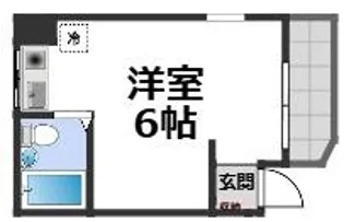 アヴァンセ天王寺【6階】の間取り