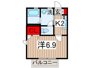 カ-サ・ビオ【1階】の間取り