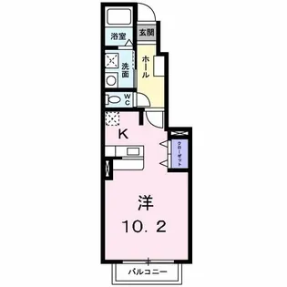 アプリコット七ッ江【1階】の間取り