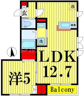 メゾンプルミエール【2階】の間取り