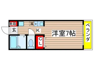 アルカディア谷口【2階】の間取り