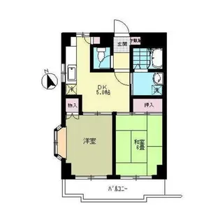 ウィンベルハイツ【2階】の間取り