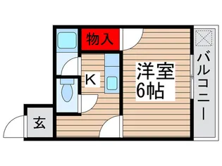 千裕ハイツ【2階】の間取り