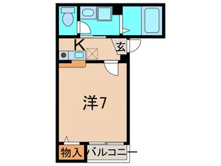 ネオメゾン山九【1階】の間取り
