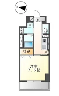 ラ コリーヌ柏屋【7階】の間取り