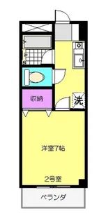 バーディ花水木【3階】の間取り