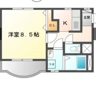 ロイヤルガーデン【1階】の間取り
