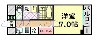 プリティ-堺【2階】の間取り