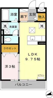 クレール市川【1階】の間取り