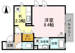 ポルトII【2階】の間取り