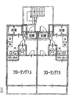 岩手県盛岡市夕顔瀬町【アパート】の間取り
