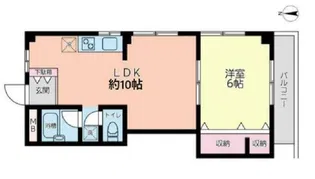 朝原ビル【2階】の間取り