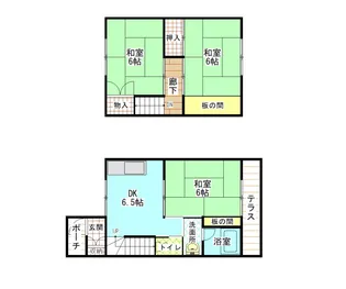 山形県東根市宮崎1【一戸建】の間取り