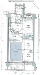 ザ・パークハウス市谷甲良町【5階】の間取り