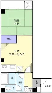 サンライズクワハラ【2階】の間取り