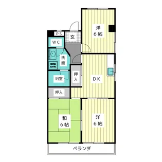 アラカワビル【5階】の間取り