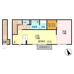 キュート【2階】の間取り