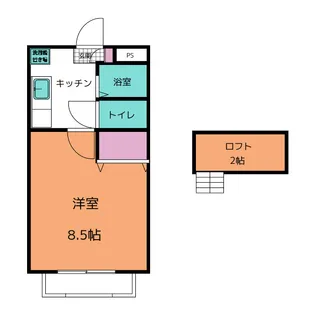 サンシャインヒル武路【2階】の間取り
