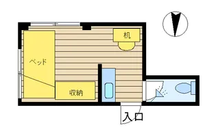 マンション高野【4階】の間取り