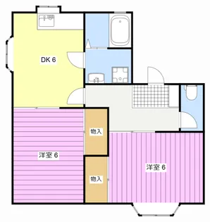 グリーンハイツヒロタカC【2階】の間取り