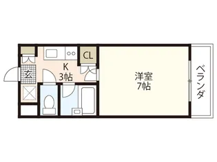 エクセルタナカ【2階】の間取り