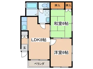 ドリ-ム【2階】の間取り