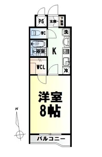 PINE上杉【13階】の間取り