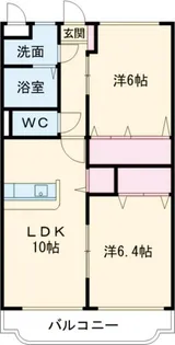 茨城県結城市新福寺5【マンション】の間取り