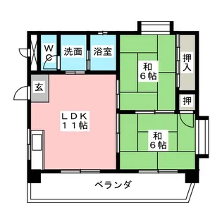 エトワール藤【2階】の間取り