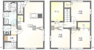福岡県八女市国武【一戸建】の間取り
