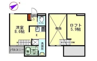 Buffett【2階】の間取り