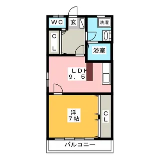 小日向ビル【3階】の間取り