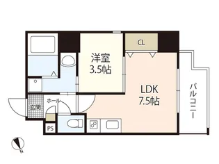 KatayamaBLD22【2階】の間取り