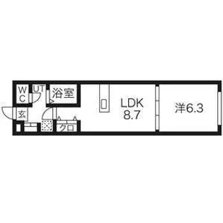 アスコット古川II番館【2階】の間取り