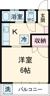 コーポルーセント【2階】の間取り