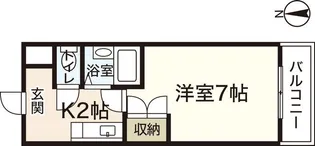 1Kの間取り画像