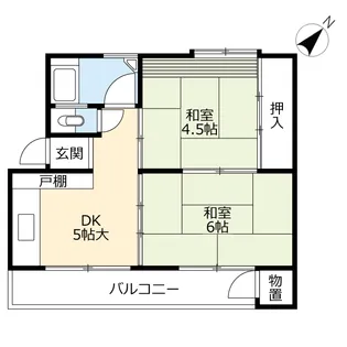 UR大谷【3階】の間取り