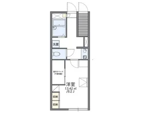 レオパレスグリーンウッド【1階】の間取り