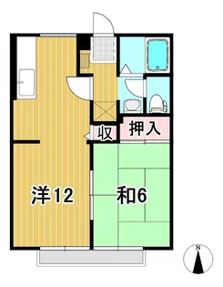 サンフローラ【2階】の間取り