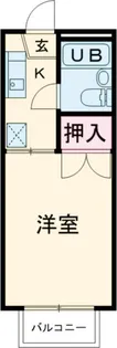 1Kの間取り画像