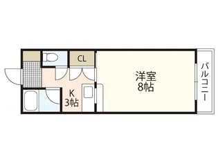 ARCナカシマ壱番館【5階】の間取り