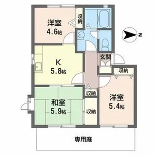 マイハウスK【1階】の間取り