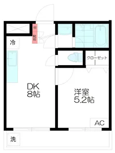 パレ・ド・ヴェール武蔵野【1階】の間取り
