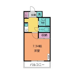 高島屋マンションII【2階】の間取り